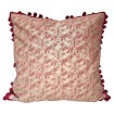 Housse de Coussin Fait Main en Tissu Fortuny Richelieu Rouille et Or