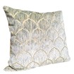 Housse de Coussin Fait Main en Velour Luigi Bevilacqua Palmyra Baltico