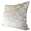 Housse de Coussin Fait Main en Velour Luigi Bevilacqua Palmyra Baltico