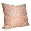 Housse de Coussin Fait Main en Tissu Fortuny Farnese Orange et Or