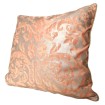 Housse de Coussin Fait Main en Tissu Fortuny Farnese Orange et Or