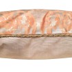 Housse de Coussin Fait Main en Tissu Fortuny Farnese Orange et Or