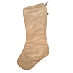 Luxury Christmas Stocking Luigi Bevilacqua Silk Heddle Velvet Indigo Blue Rinascimento Pattern