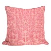 Housse de Coussin Fait Main en Tissu Fortuny Sevres Rouge