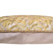 Housse de Coussin Fait Main en Tissu Fortuny Orsini Vert et Or