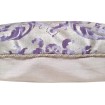 Throw Pillow Cushion Cover Fortuny Fabric Royal Purple and Silvery Gold Carnavalet Pattern