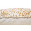 Housse de Coussin Fait Main en Tissu Fortuny Cimarosa Jaune et Blanc