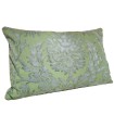 Housse de Coussin Fait Main en Tissu Fortuny Barberini Vert