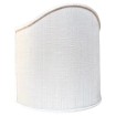 Clip-On Shield Shade Rubelli Fabric Ivory Diaspro Pattern