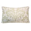 Housse de Coussin Fait Main en Tissu Fortuny Sevres Bayou-lime Vert & Beige Fortuny 