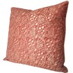 Housse de Coussin Fait Main en Tissu Fortuny Granada Bordeaux et Or