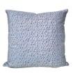 Throw Pillow Cushion Cover Fortuny Fabric Palace Blue & Silvery Gold Rabat Pattern