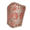 Wall Sconce Venetian Clip On Shield Shade Fortuny Sevigne Rust and Gold