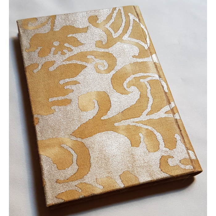 Fortuny Fabric Covered Journal Hardcover Notebook Gold Museum...