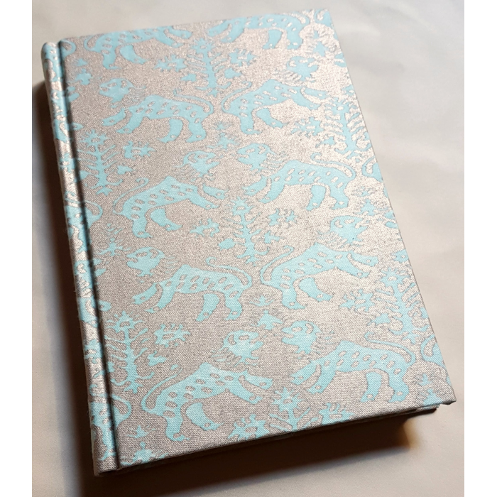 Journal - Clamshell Fabric Hand-bound Hardcover by Studio Artisaan - Bezel  & Kiln